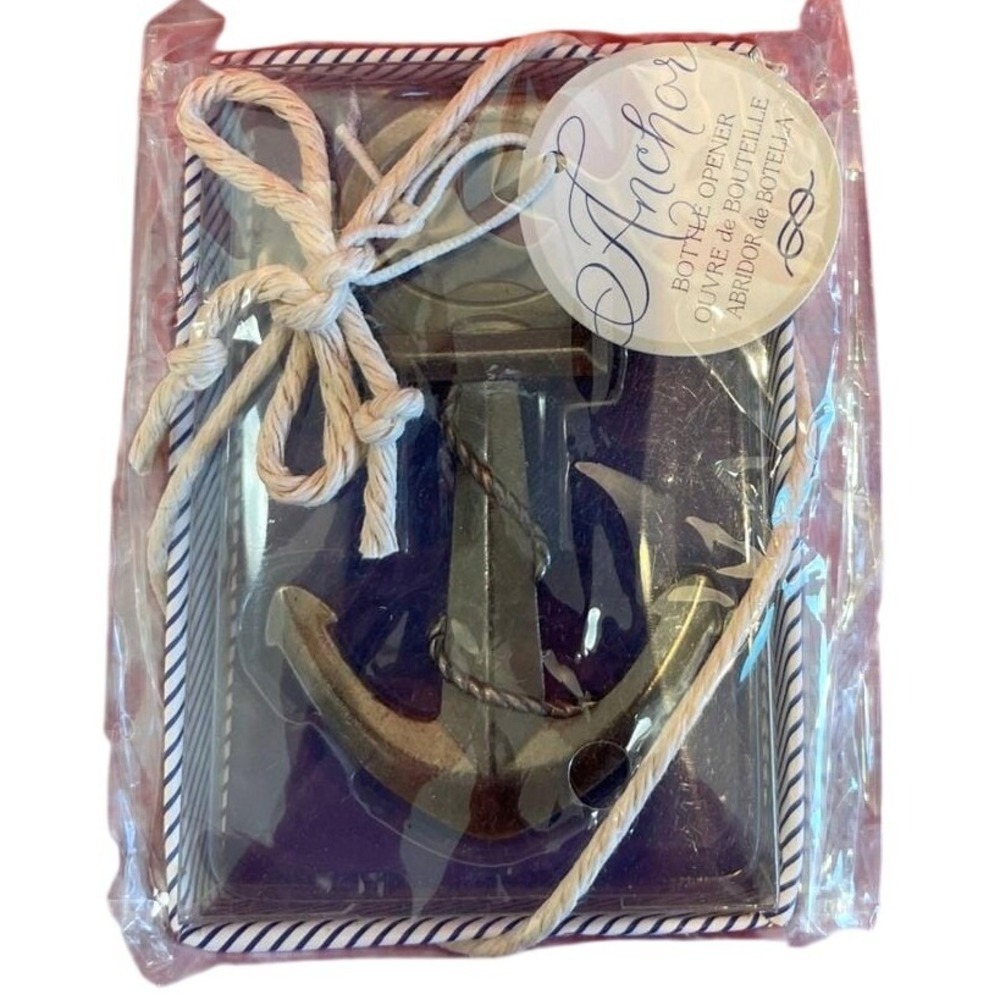Kate Aspen Anchor Bottle Opener & 2000 New Millennium Shot Glass Set KA11136NA - Picture 4 of 6